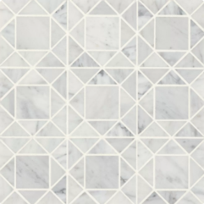 White Carrara Mosaic 2 - marble tile